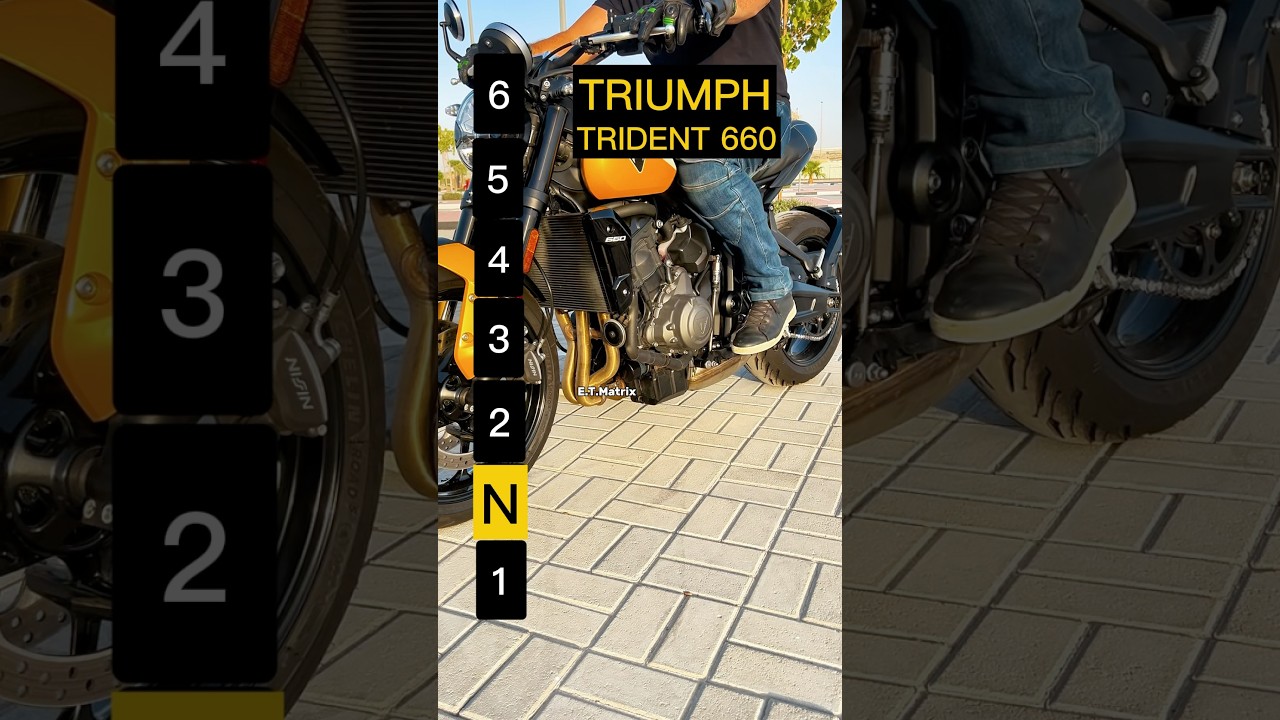 Maximum speed for each gear on a Triumph Trident 660