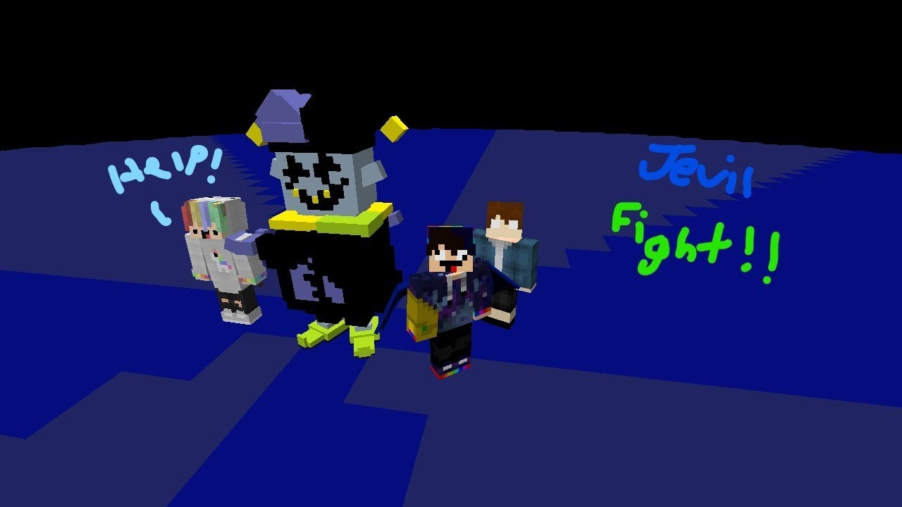 Minecraft Jevil Fight!!!