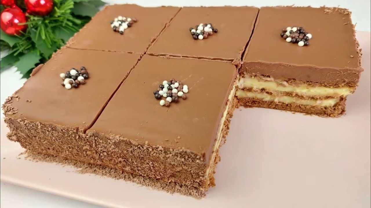 Самый вкусный домашний рождественский десерт за 15 минут! Рецепт без варки и муки!