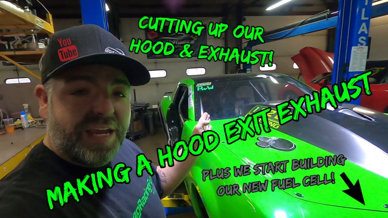 Cutting Our Hood Exit Exhaust, But How?? Plus We Start Building a New Custom Fuel Cell.