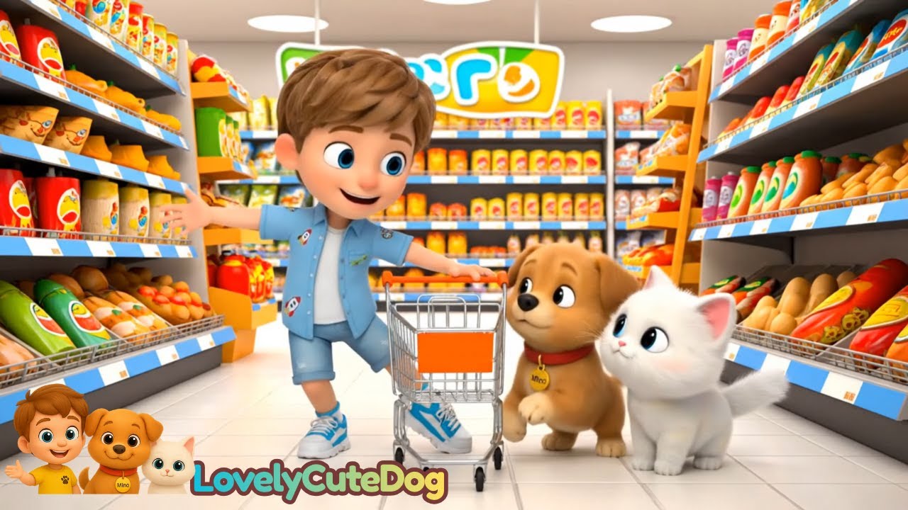 Happy Morning Song for Kids 🎵 Shopping Playtime Fun | 3D Cartoon