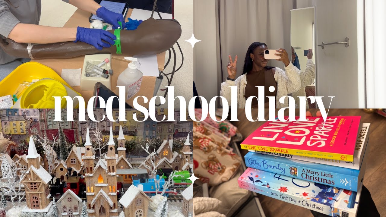 🩺 Med School Vlog | OSCE Prep, Self-Care & Christmas Shopping