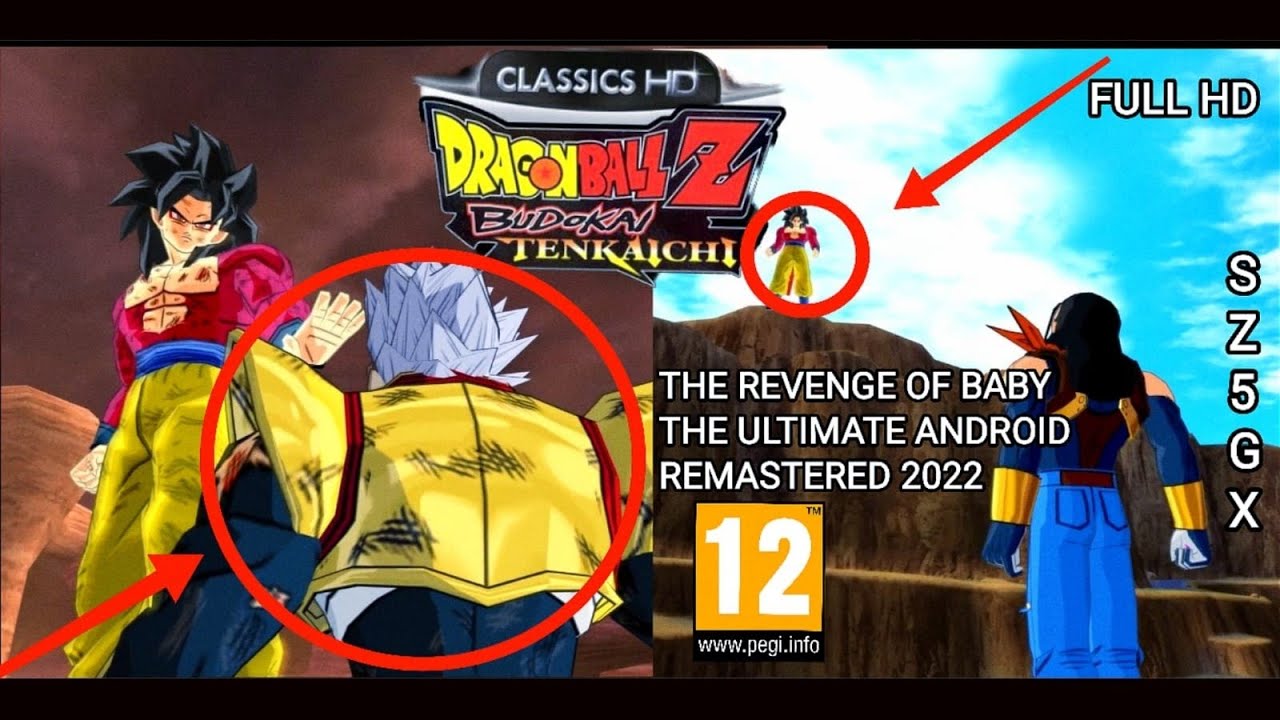 DRAGON BALL Z BUDOKAI TENKAICHI 1 HD REMASTERED 2022 - THE REVENGE OF BABY & THE ULTIMATE ANDROID!!!