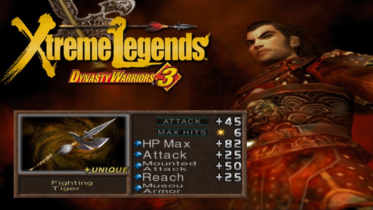 Lu Meng - 5th Weapon | Dynasty Warriors 3: Xtreme Legends (4K, 60fps)