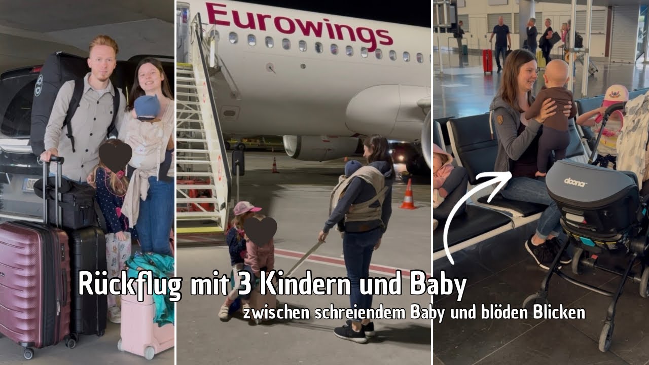 Horror-Flug mit Baby | Beschäftigung und Tipps einer 3fach Mama