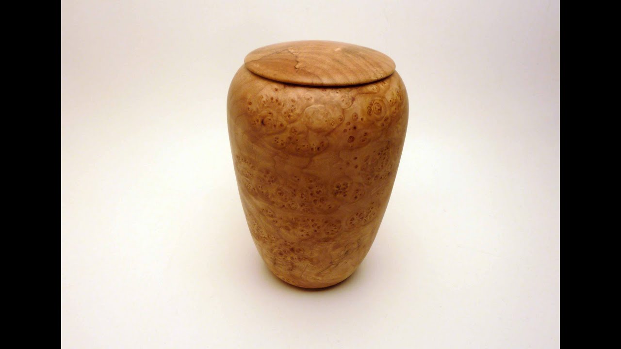 Woodturning a Pet Urn out of Maple
