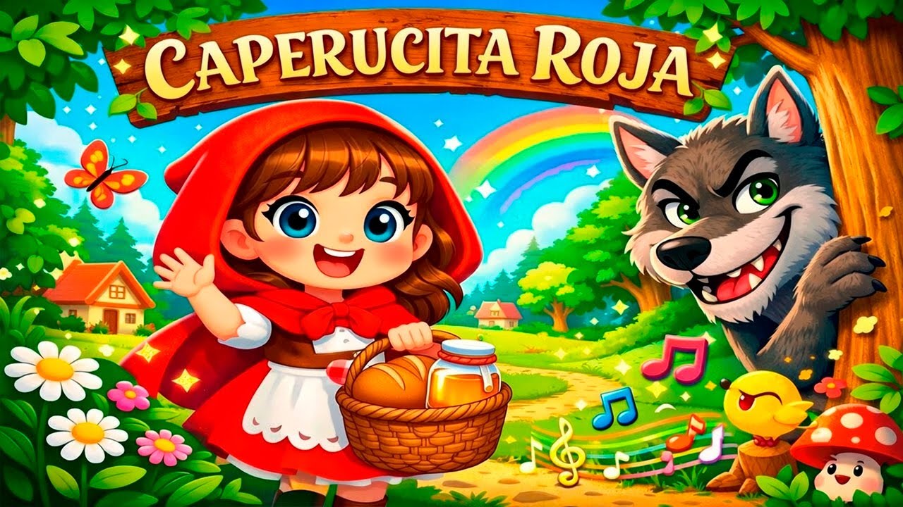 CAPERUCITA ROJA 🐺 | Cuento Infantil Animado Musical | KantaKuentos