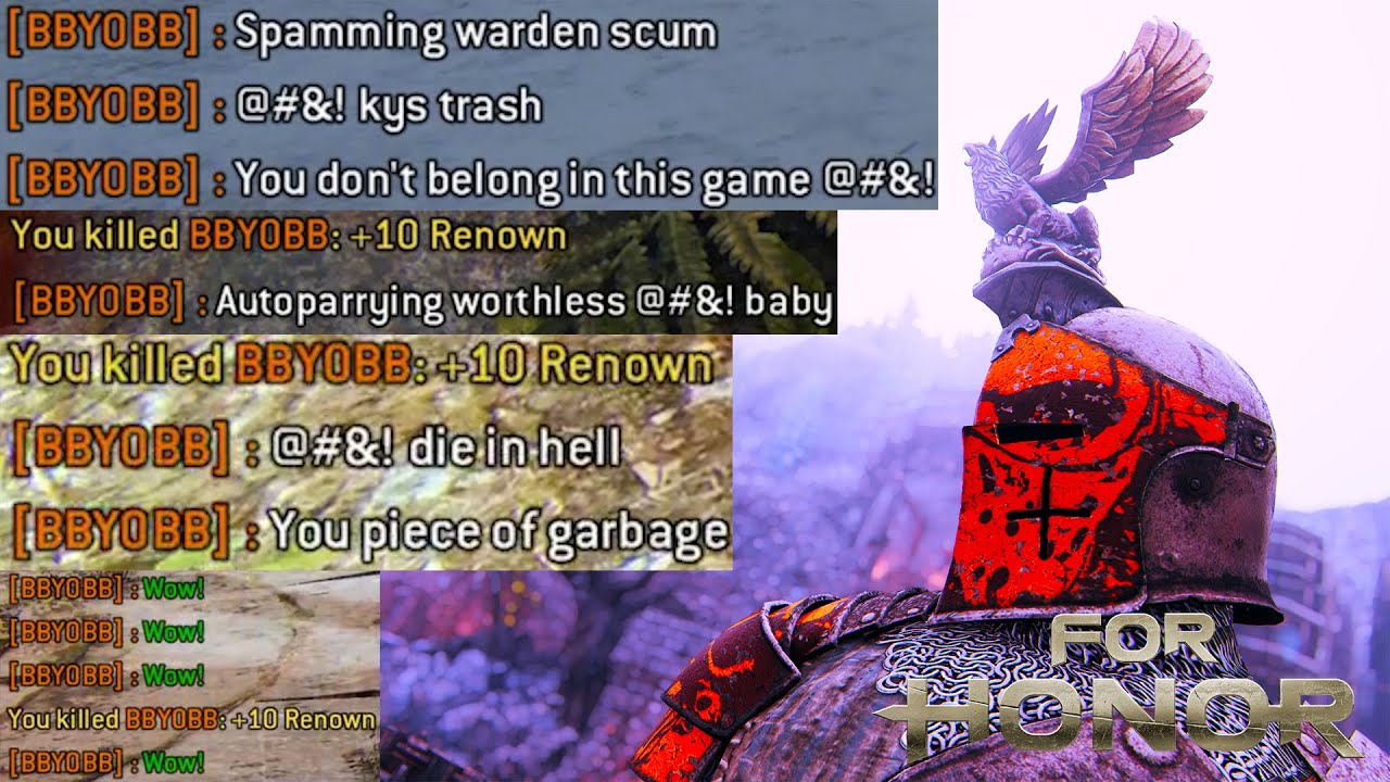 Worst Rage & Hate I've Ever Seen - Testing Grounds [For Honor]
