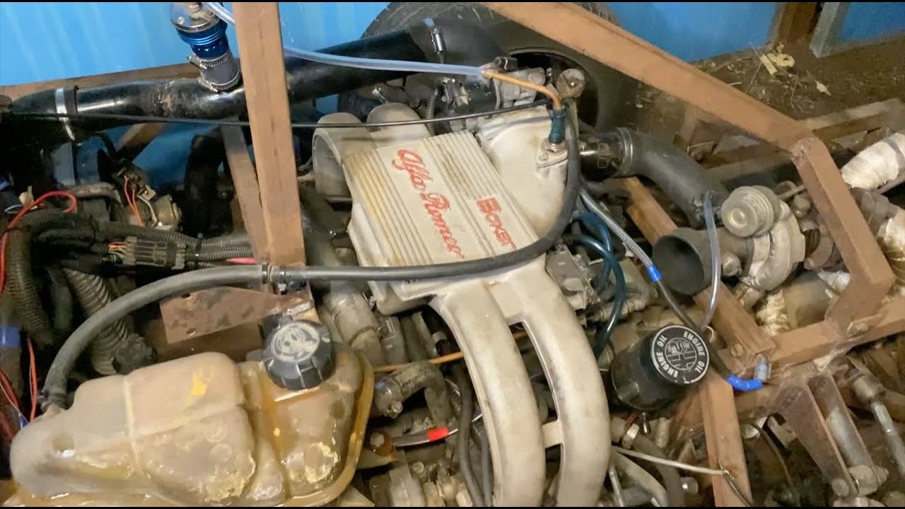 Accensione 1.3 Boxer TURBO Alfa Romeo installato su telaio artigianale e primo spostamento