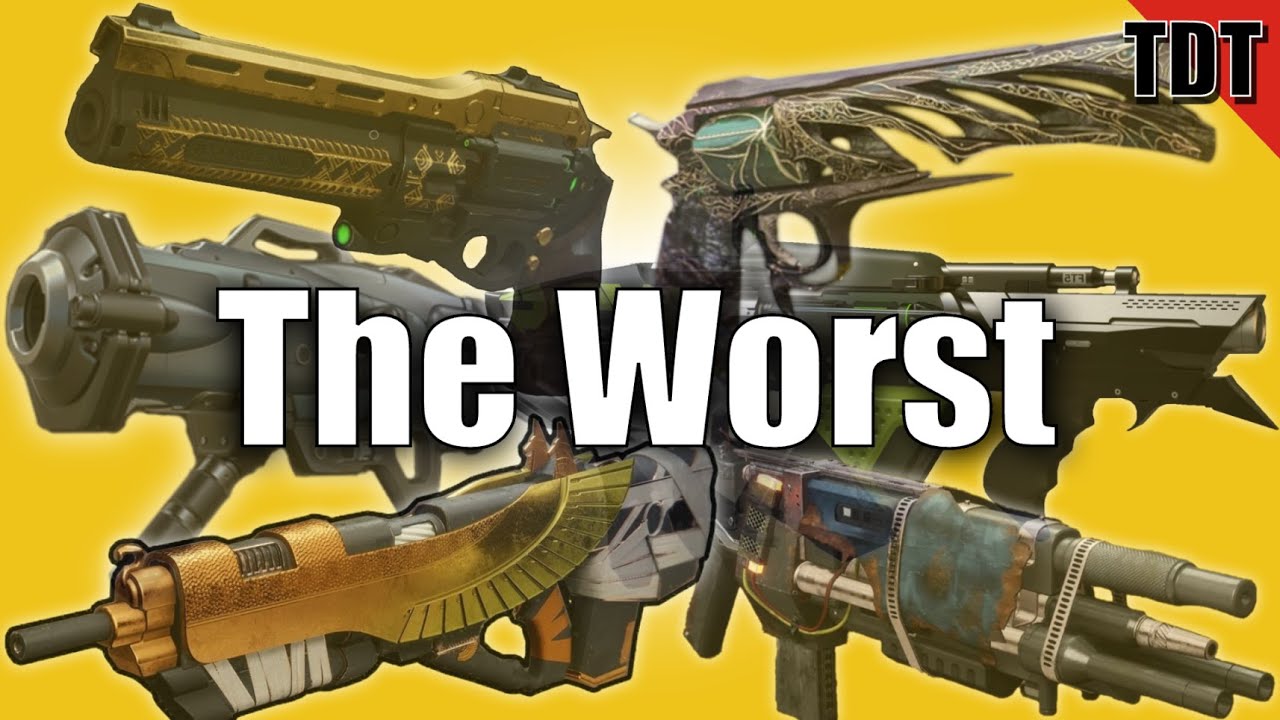 What are the Worst Exotic Weapons in Destiny 2?