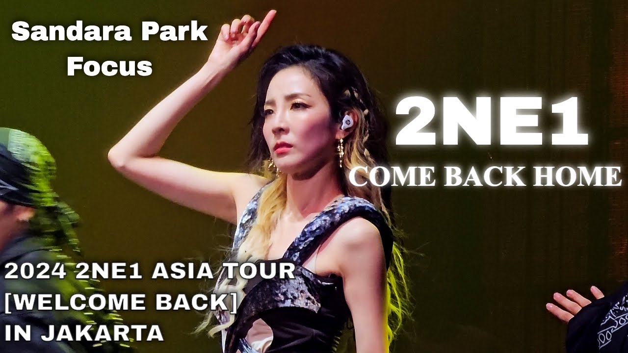 [4K 60P] 2NE1 'COME BACK HOME Sandara Fancam (산다라 직캠) @ [WELCOME BACK] in Jakarta 241123