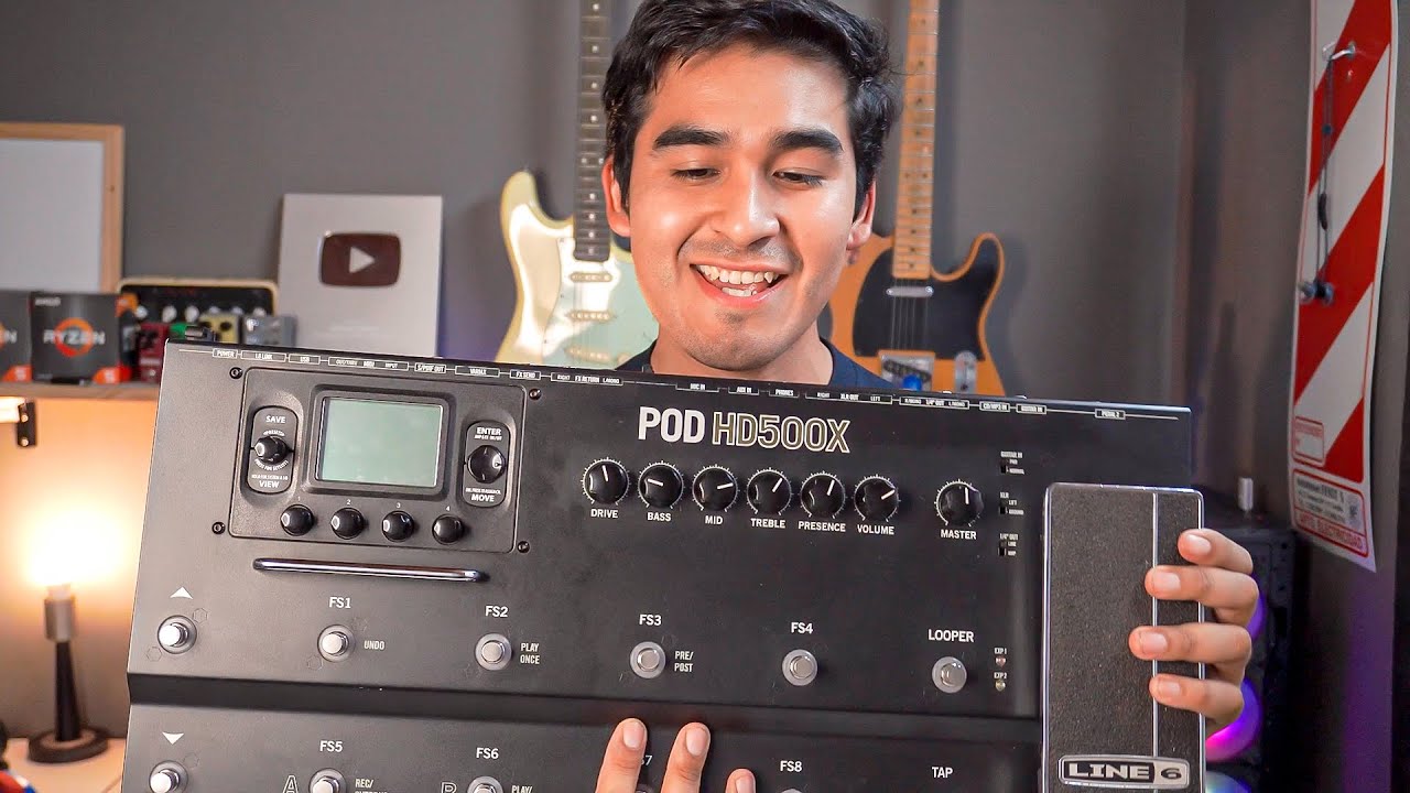 Esta PEDALERA Era La Mejor En Su Momento😱🔥 LINE 6 POD HD500X