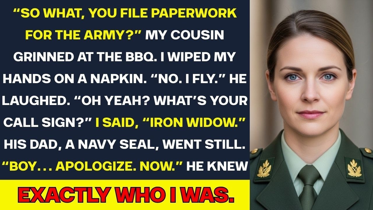 My Cousin Mocked Me at the BBQ — Then His Navy SEAL Father Stood Up- “Apologize. NOW.”