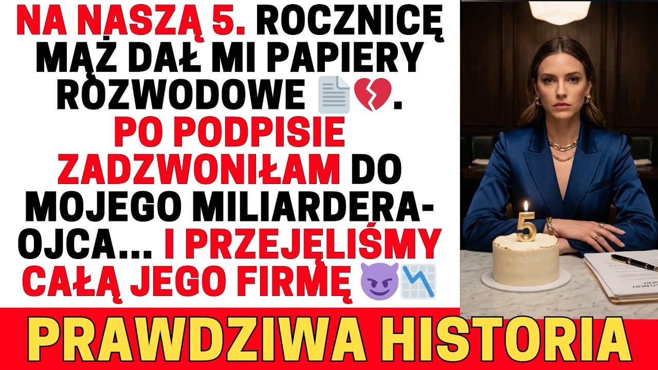 Na naszą 5  rocznicę mąż dał mi papiery rozwodowe 📄💔  Podpisałam je… a potem wszystko się zmieniło