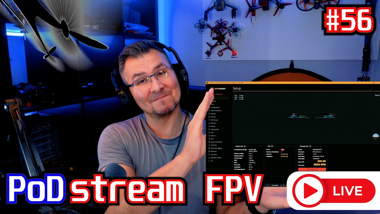 PoDstream FPV #56. Nowy Betaflight Configurator i Q&A. Wasze tematy i luźne sprawy 😉