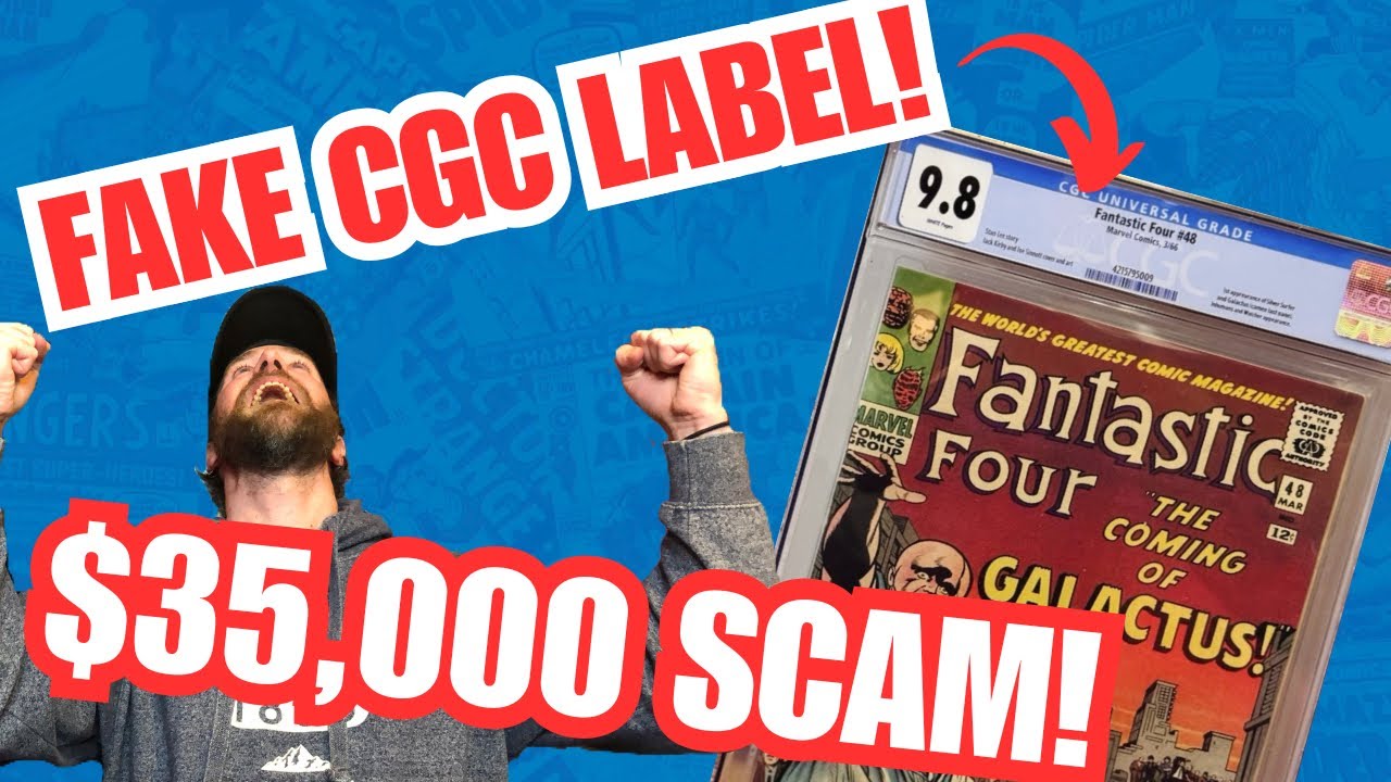 Поддельная этикетка CGC?!? Мошенничество на 35 000 долларов!