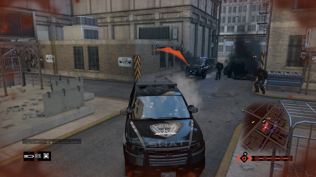 Watch Dogs Epic Longest 5 Stars Heat Police Shootout + Escape