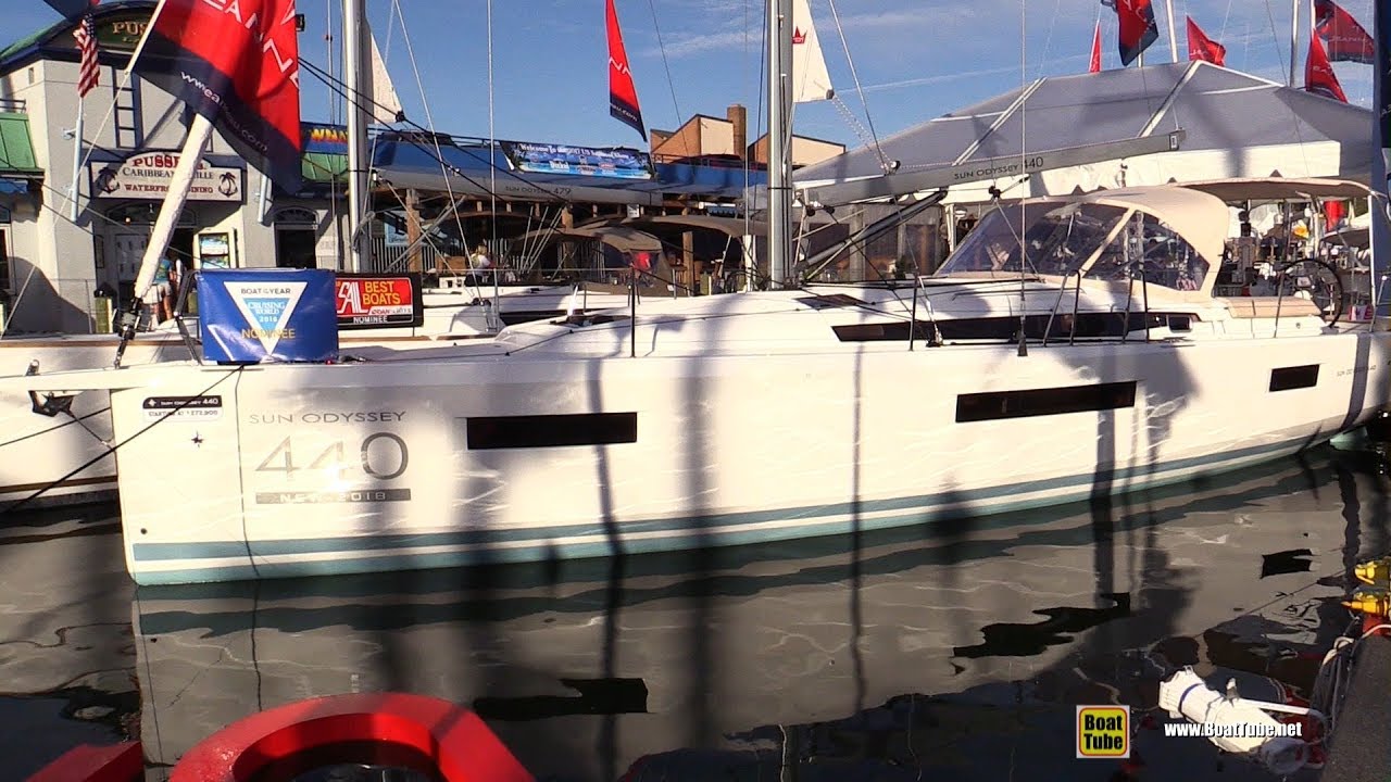 2018 Jeanneau Sun Odyssey 440 - Deck and Interior Walkaround - 2017 Annapolis Boat Show