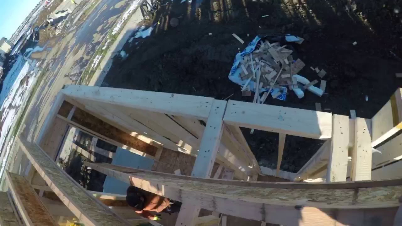 Framing the stairwell
