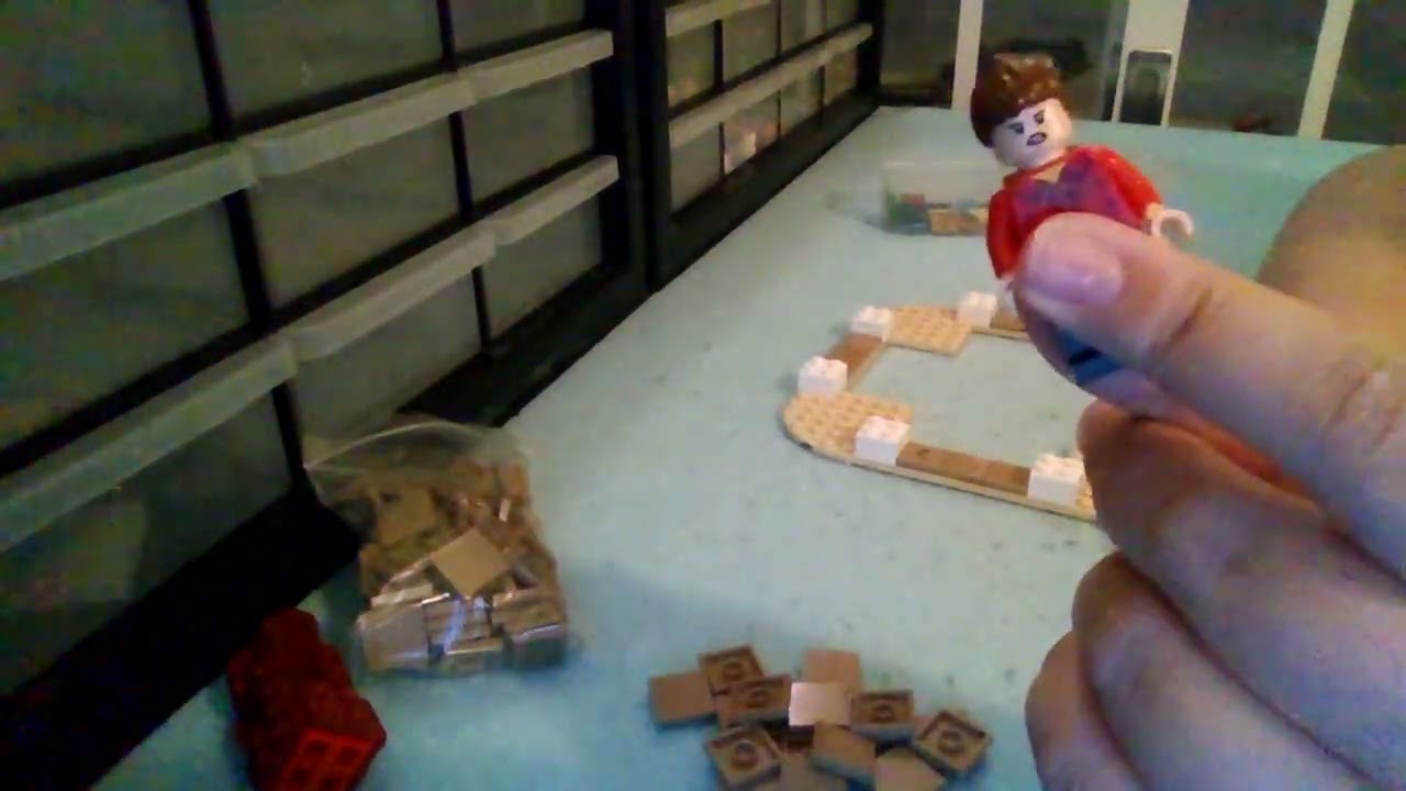 Starting a Lego Starcourt mall moc from Stranger Things