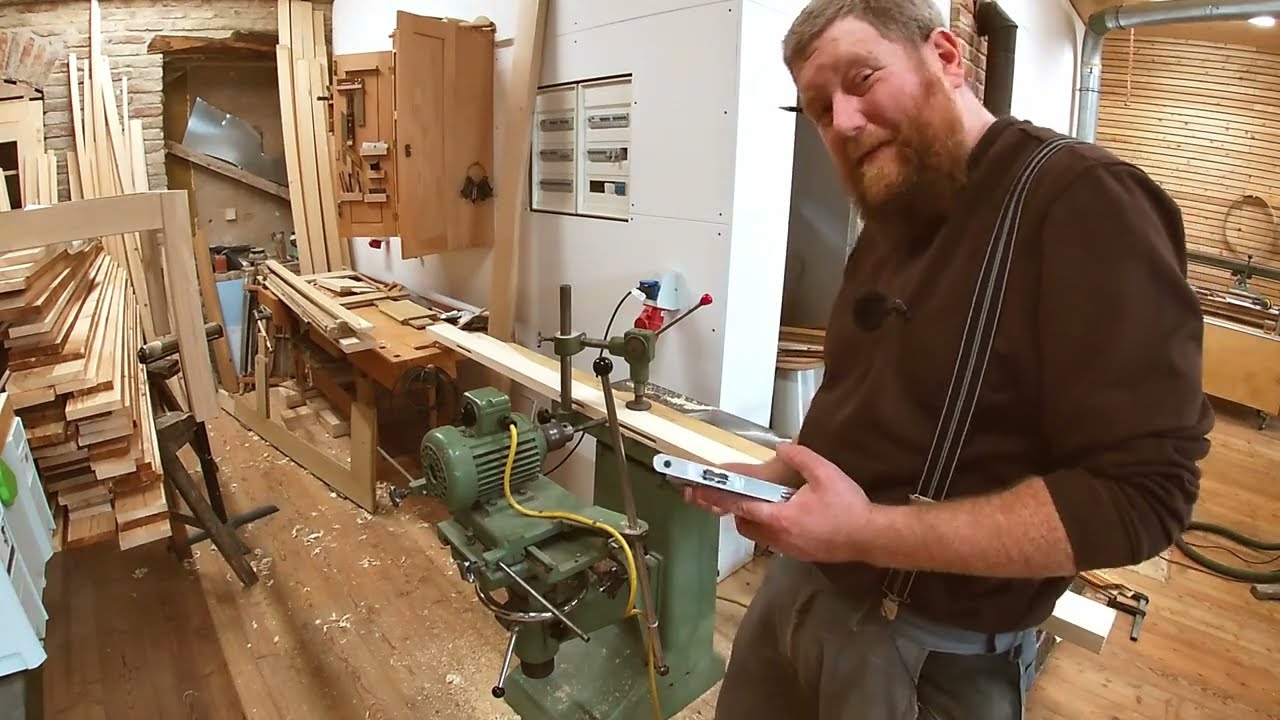 Schlosskasten in Türe fräsen und anpassen - Eingangstor von 1890 restaurieren Teil 12