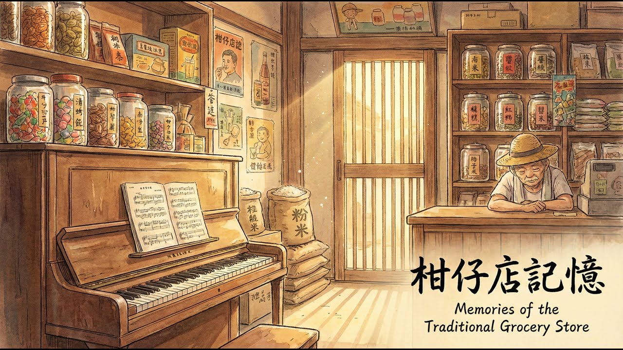 1 Hour Piano Music 🇹🇼 一小時鋼琴 | 柑仔店記憶 Grocery Store | 懷舊 Nostalgia | Relax, Sleep, and Reading | BGM
