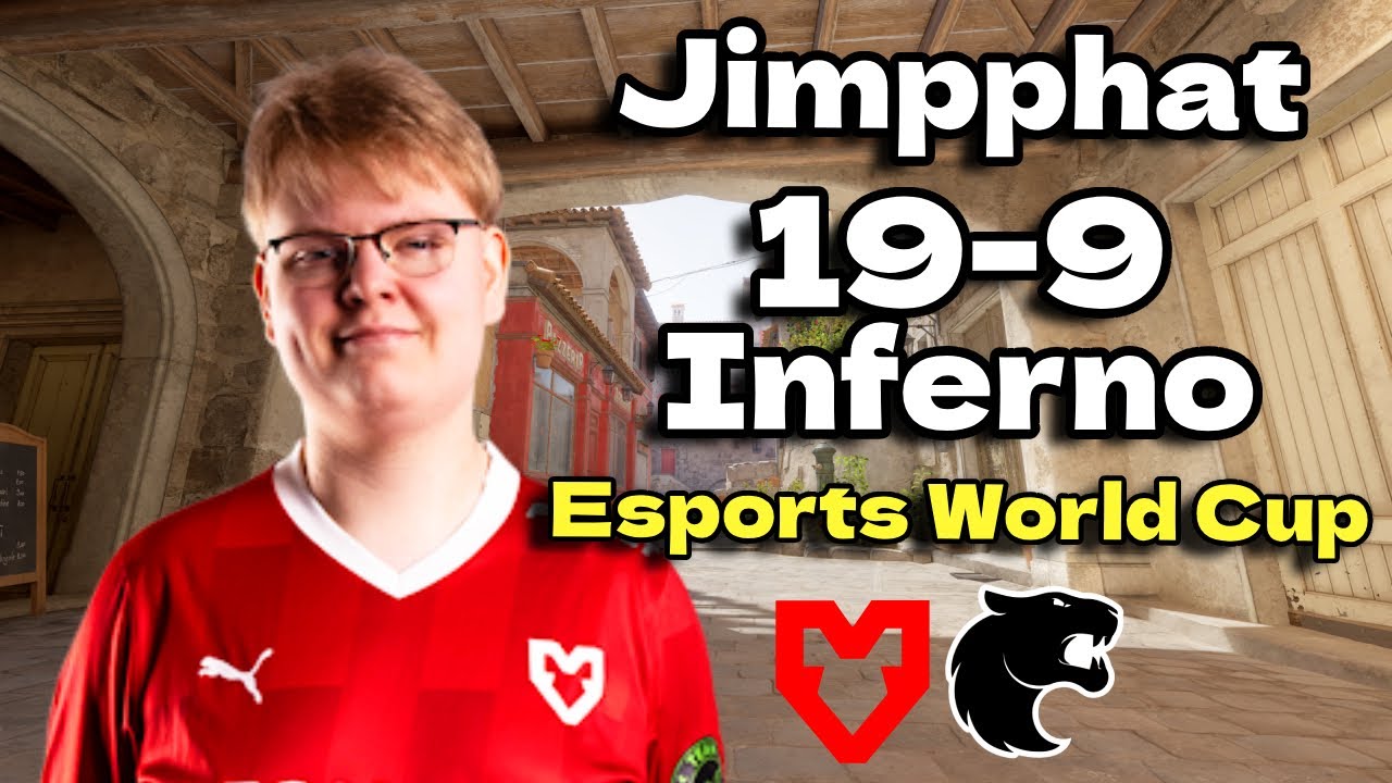 CS2 POV | MOUZ Jimpphat (19/9) vs FURIA (Inferno) Esports World Cup 2024