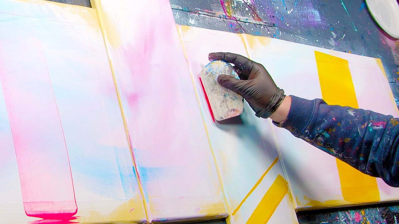 COLORFUL Abstract Painting:  You Won't Believe!
