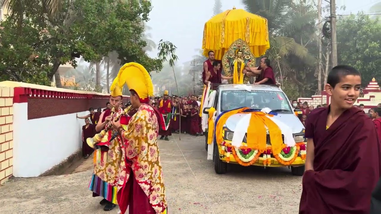 ཕྱི་ལོ་༢༠༢༦ ཟླ་བ་ ༣ ཚེས་ ཉིན་སྨོན་ལམ་ཆེན་མོའིབྱམས་པ་གདན་འདྲེེན་#mundgod Gaden Lachi 