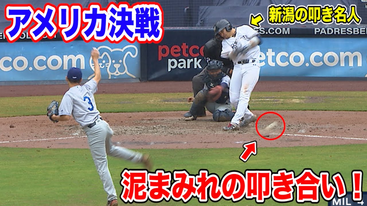 MLB球場で草野球！アメリカよ…これが日本の軟式だ！泥まみれの叩き合い！【ペトコパーク】