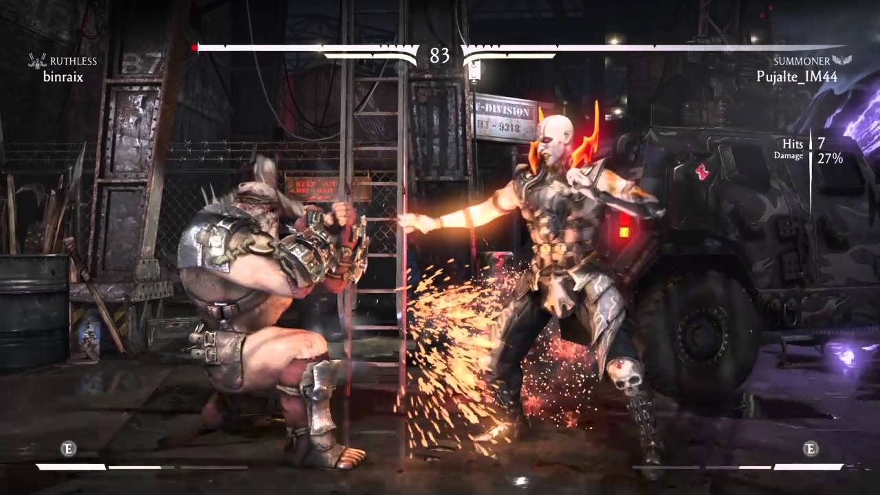 Mortal Kombat X: binraix (Ruthless) vs Pujalte_IM44 (Summoner) - no wakeup is baaad!