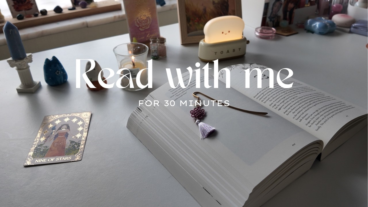 Read With Me | Study With Me for 30 Minutes 📖  Cozy Calm Music☕