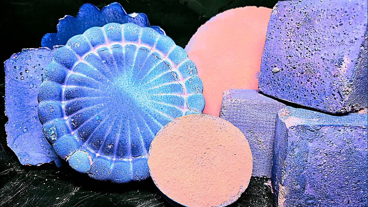 Crunchy Sand 🤤| Thick Reforms| Gym Chalk Slabs| Extended Powder Play| ft. Oil| ASMR| Satisfying 
