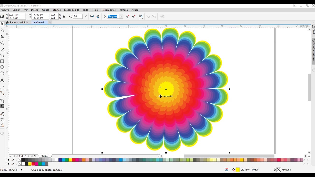 EFECTO MEZCLA CorelDRAW