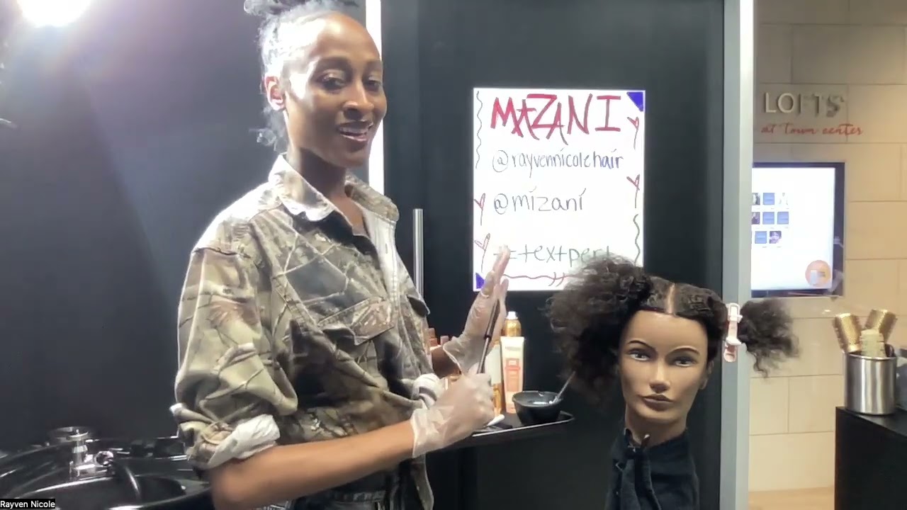 Mizani: Relaxer   First at home