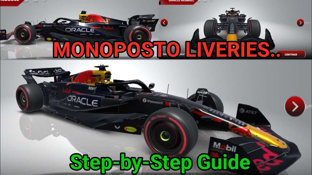 How To Get Monoposto Liveries (Step-by-Step Guide)