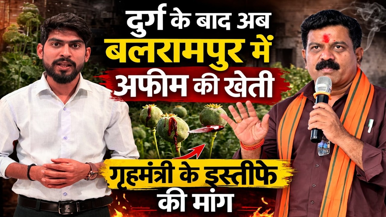 BREAKING: अफीम का 'काला साम्राज्य' और सरपंच का बड़ा खुलासा! Balrampur से Durg तक मचा हड़कंप