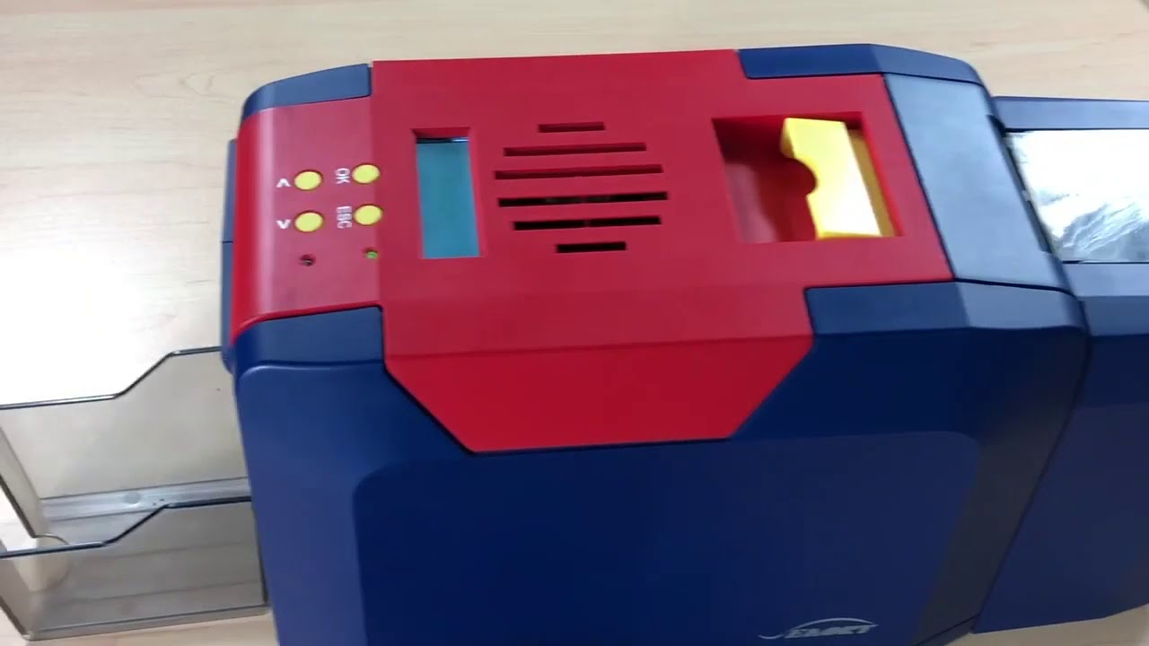 Seaory S22 Card Printer Printing Video