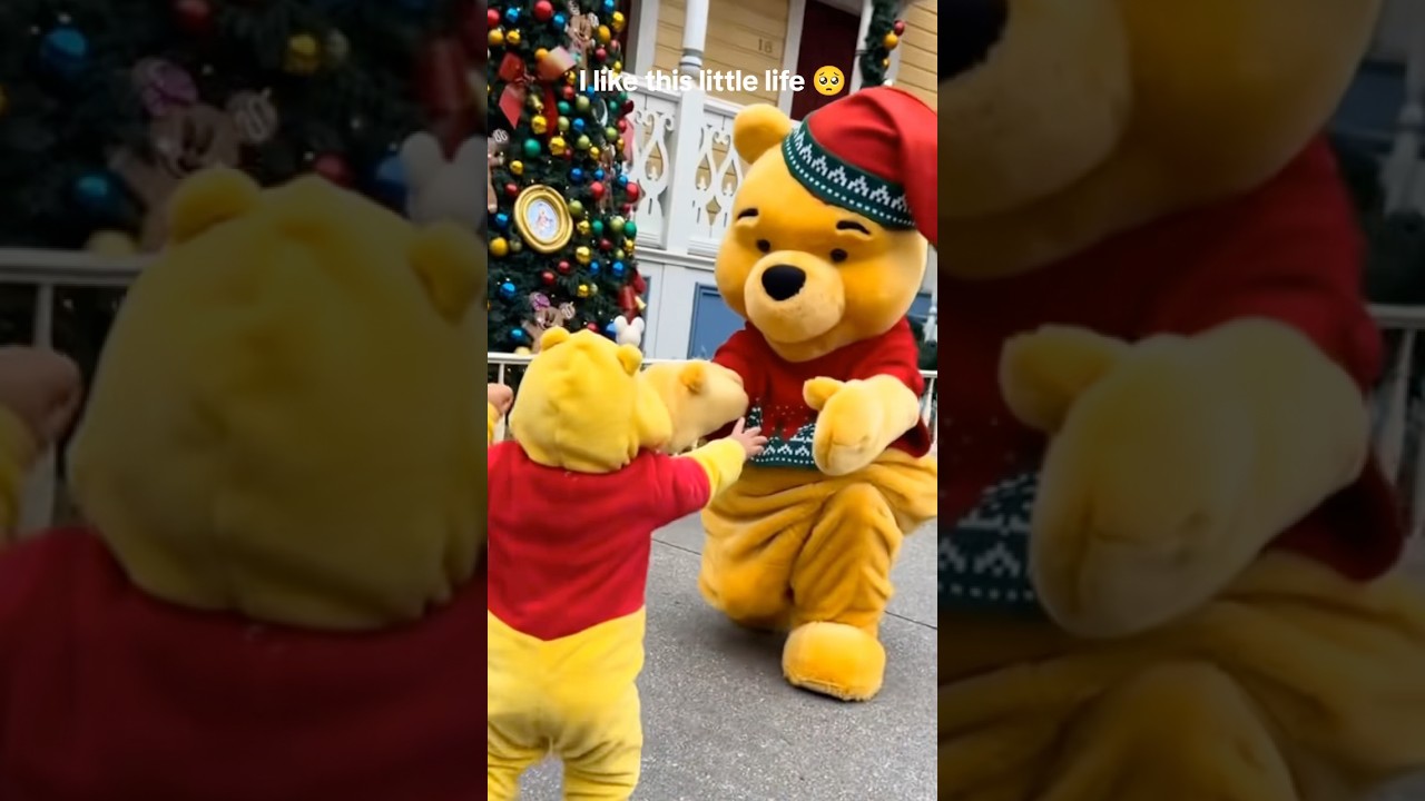 Children meet their favorite Disney characters ❤️ 