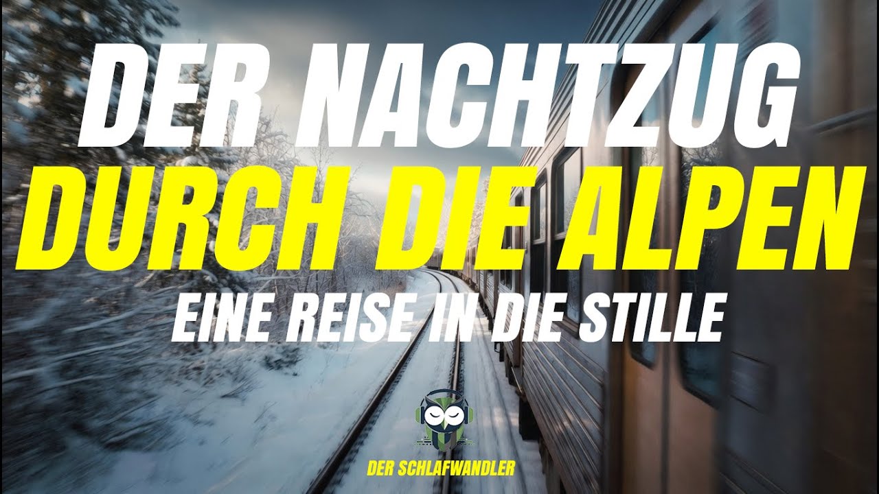 Der Nachtzug durch die Alpen (Hörbuch & Zuggeräusche) #gutenachtgeschichte
