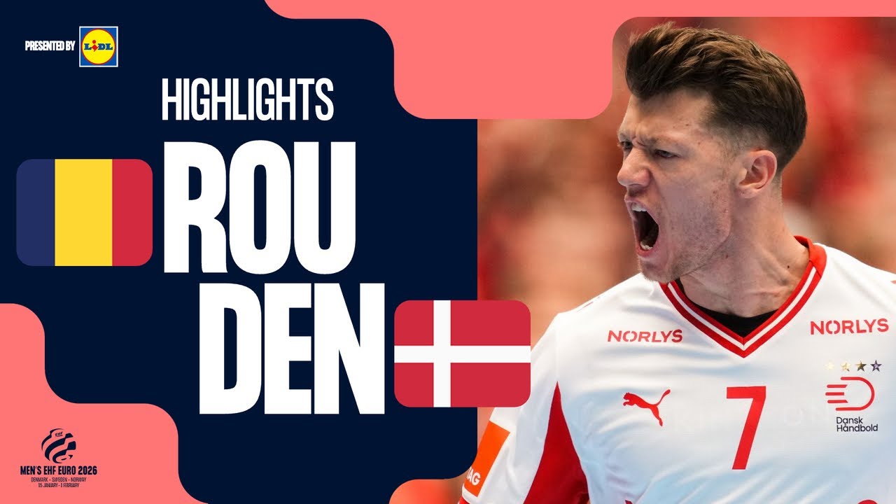 Romania vs Denmark | Highlights | Men's EHF EURO 2026