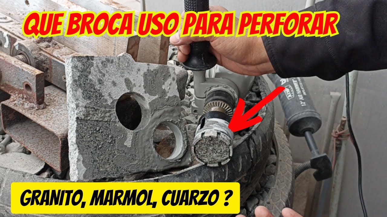 Descubre la Broca Perfecta para Perforar Granito, Mármol y Cuarzo