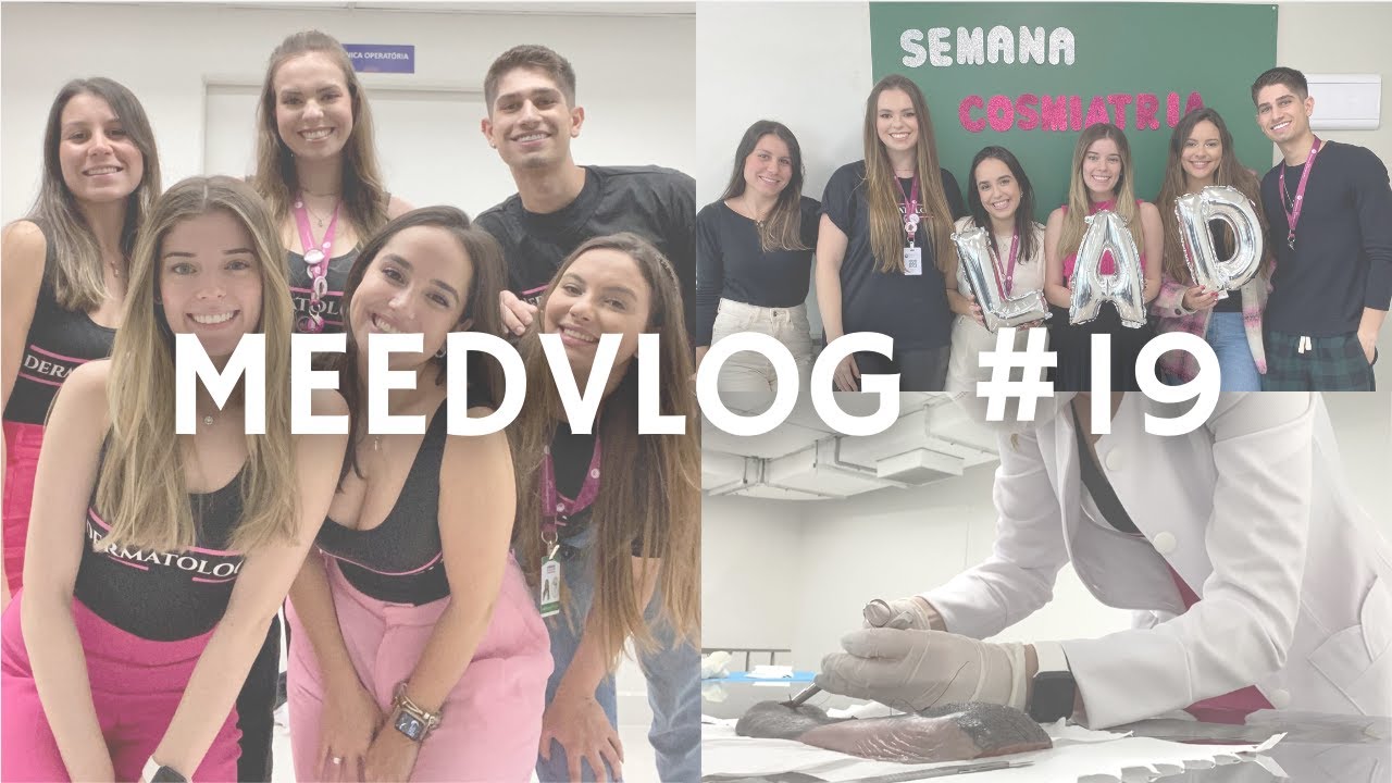 MEEDVLOG #19 - ROTINA DE UMA ESTUDANTE DE MEDICINA | FIM DO 5º SEMESTRE + EVENTO DA LIGA DE DERMATO