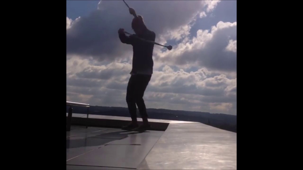 Poi Session on the Rooftop - Maximilian Meng