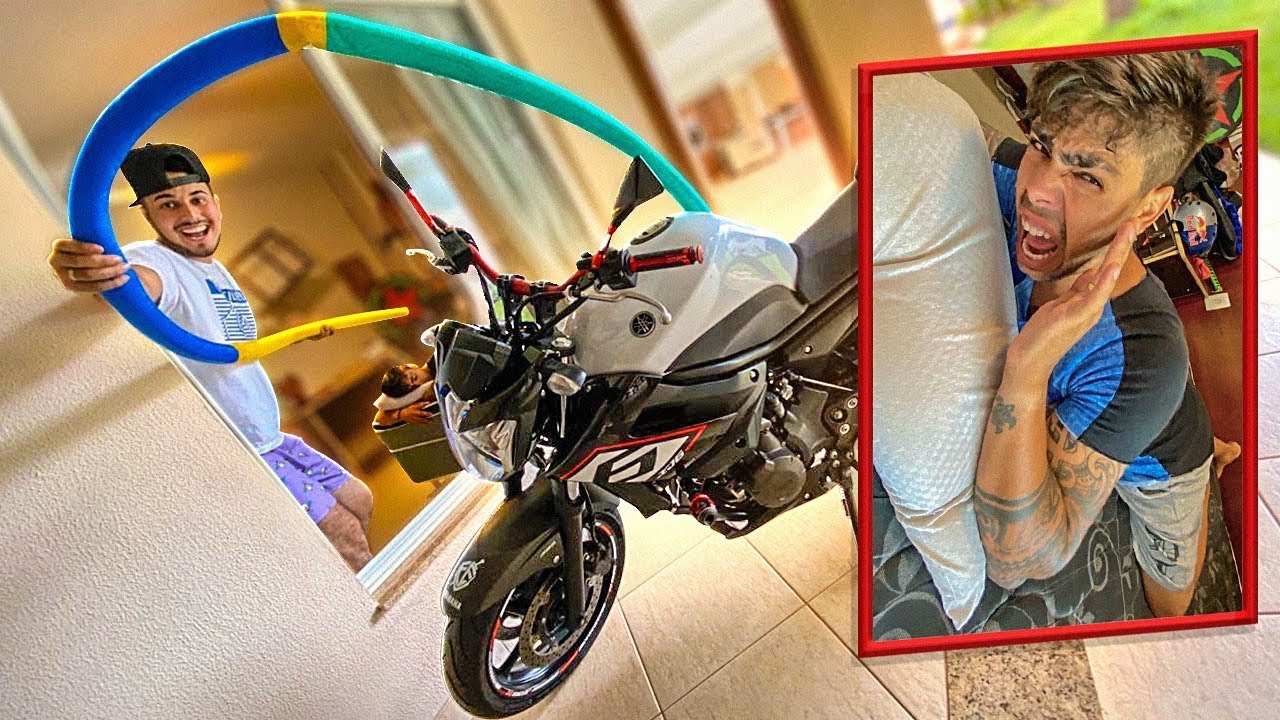 ACORDEI MEU AMIGO COM A XJ6 SÓ O CANO !!!