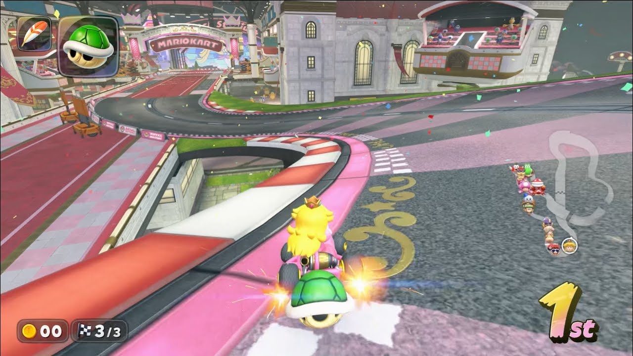 Mario Kart World: Peach Stadium [1080 HD]