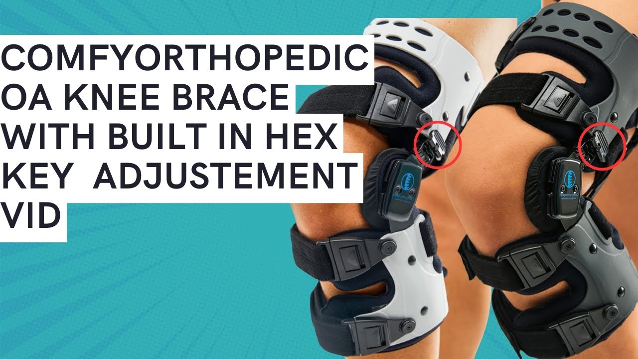 Comfyorthopedic OA Knee Brace with Built-In Hex Key Adjustment