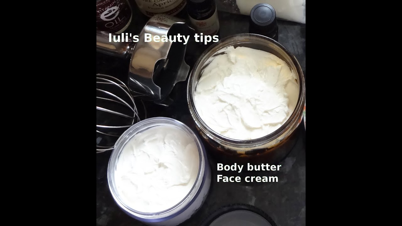 Beauty Tips  Natural Body Butter Face Cream with Aloe Vera Gel Winter Edition