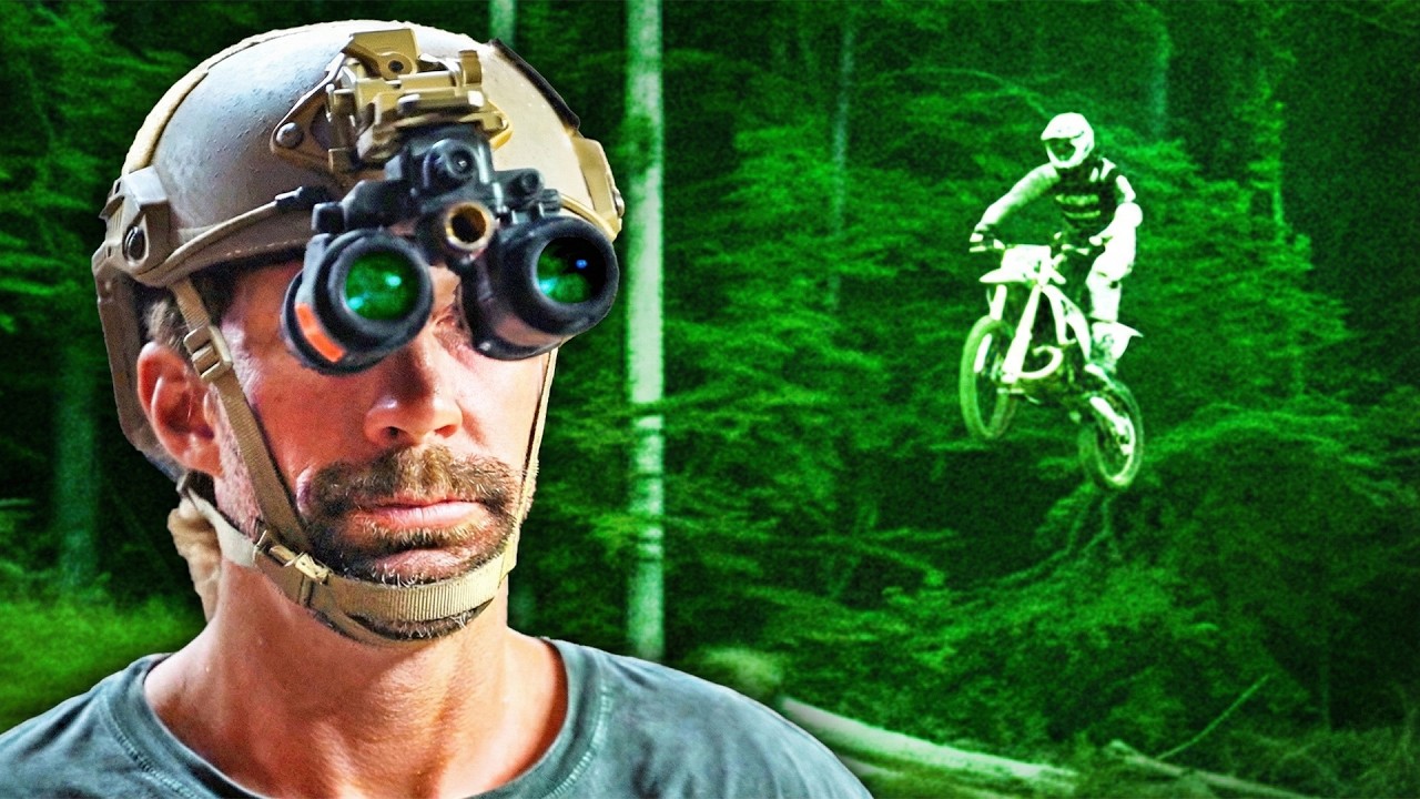 I Jumped 169ft. Using ONLY Night Vision Goggles