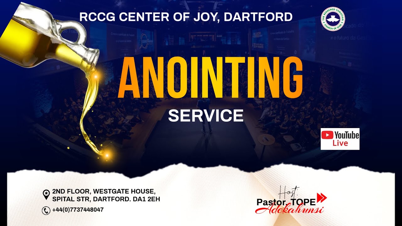 RCCG CENTER OF JOY, DARTFORD. UK | ANOINTING SERVICE|  22-FEB-2026